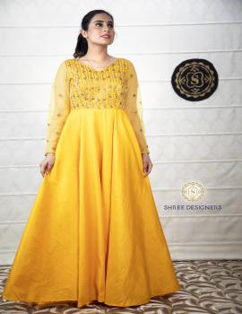 Yellow Longfrock 1