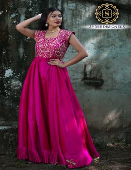 Pink Long Frock